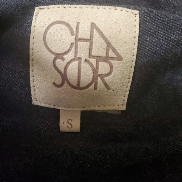 Chaser Slate Blue Jersey T-Shirt Dress Racerback Strappy Back Mini Dress Sz S - Picture 5 of 5